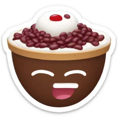 red bean bingsu sticker