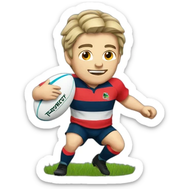 rugby sticker
