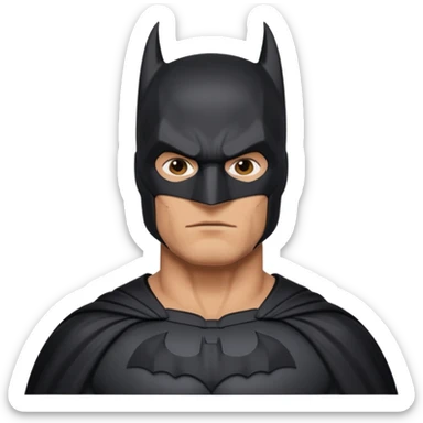 Gigachad batman sticker