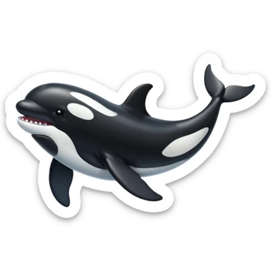 killer whale sticker