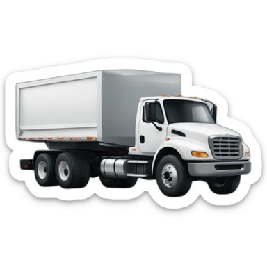 Flatbed truck sticker