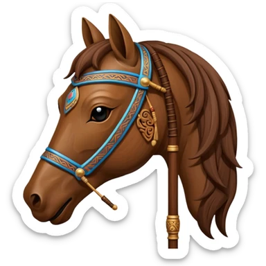 Morin khuur, mongolian sticker