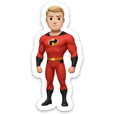 Mr. Incredible from The Incredibles Movie sticker