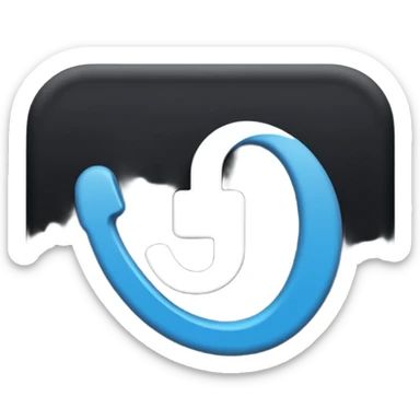 Un logo écrit plus sama sticker