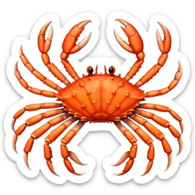 Female Alaska king crab  sticker