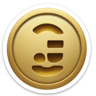 circle with the letter c inside and it spins and make it look like a coin sticker