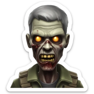 Black ops 2 zombie sticker