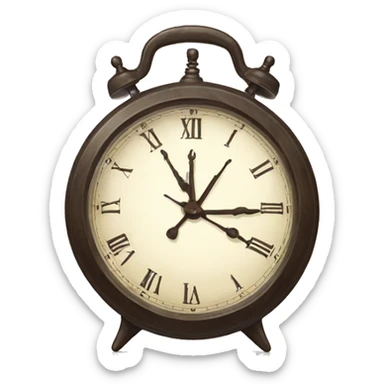 clock that tea sticker