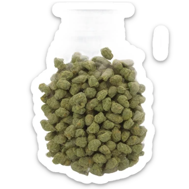 Ziplock weed bag sticker