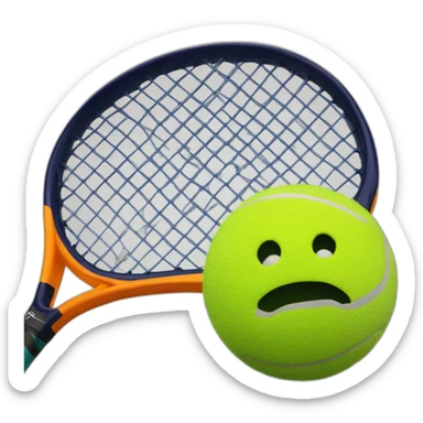 padel raquet sticker