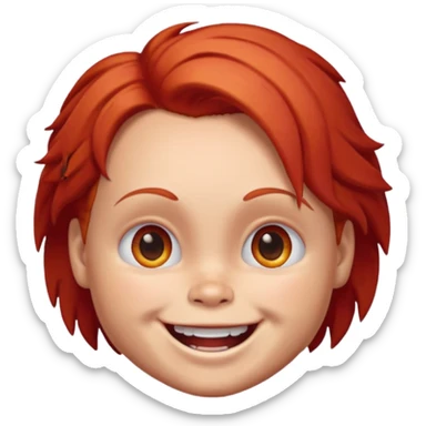 🥰😍Un emojin de chuky sticker