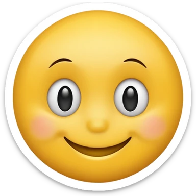 Smiley face mixed 🤗+😬 sticker