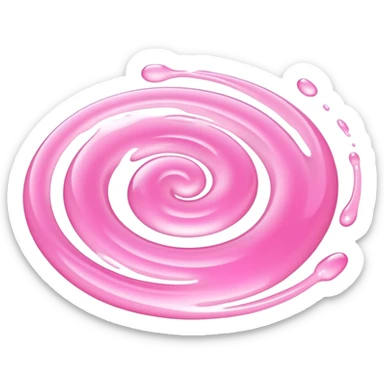 Light pink fuel sticker