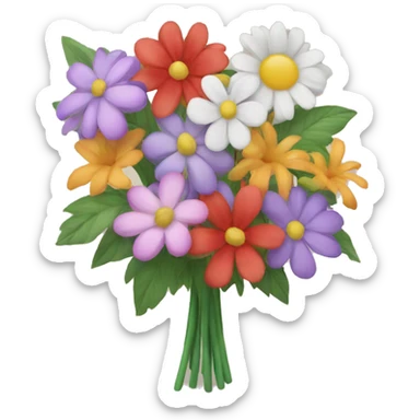flower bouquet sticker