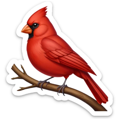 Cardinal bird sticker