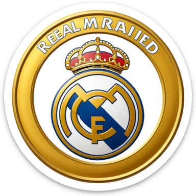 Real madrid logo  sticker