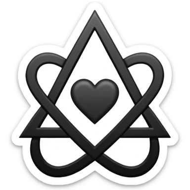 A heartagram sticker