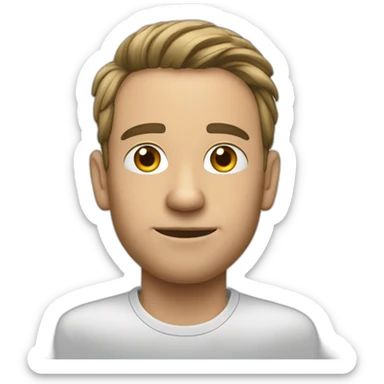 Yoan probst sur l'ordinateur sticker