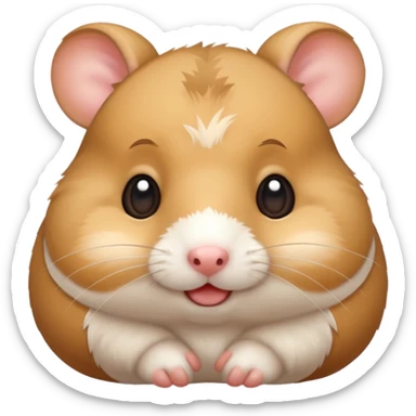 Funny Hamster sticker