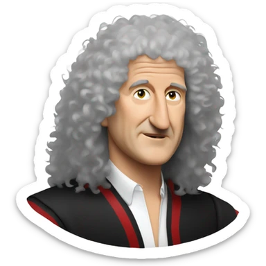 brian may sticker
