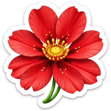 carnivorous flower sticker