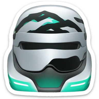 f1 mercedes logo sticker