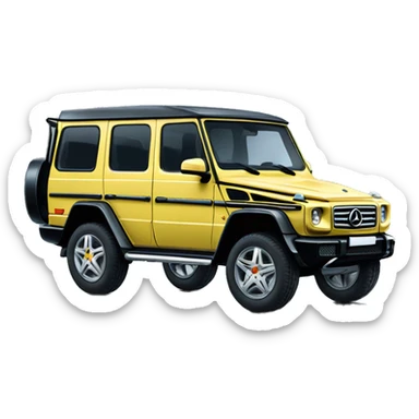 g wagon car  sticker