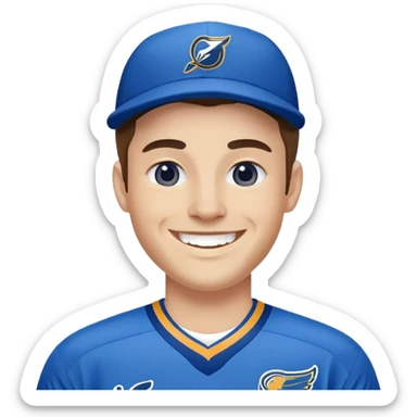 Let’s go blues! sticker