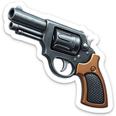 A shot gun pointed upward, in the style of your bleeding skull art. Dark gritty and menacing art style. Pointing up sticker