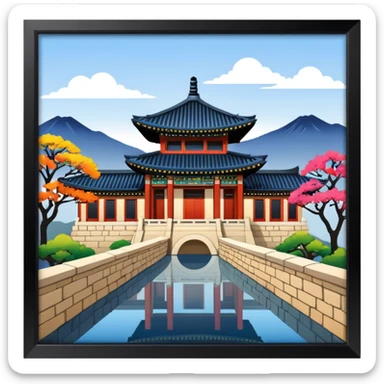 korean culture sticker