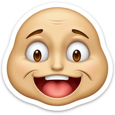 Face cringing sticker