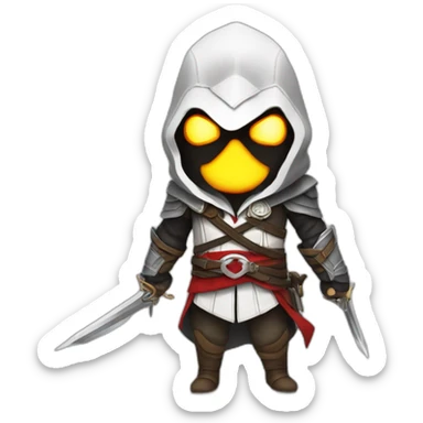 Assassin creed Avec arme a feu sticker