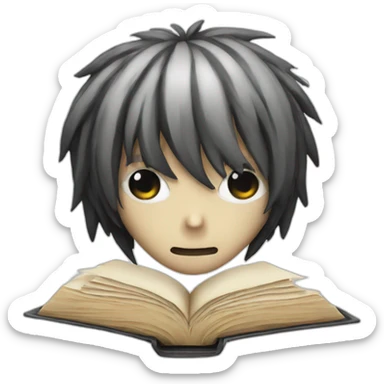 Death note book sticker
