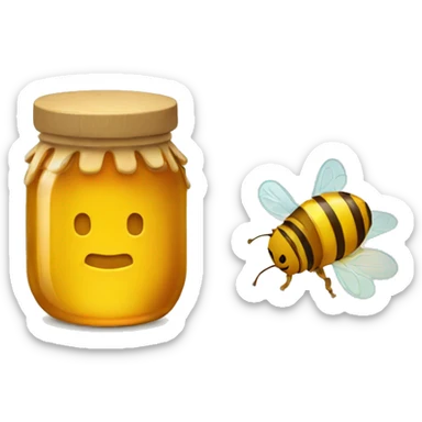 honey jar sticker
