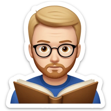 christ evan read book sticker