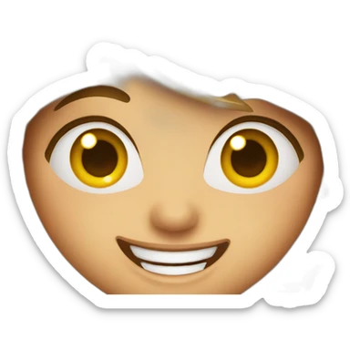 woman looking excited sticker