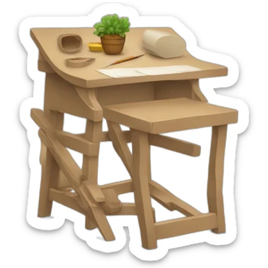 artist's workshop sticker