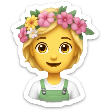 Florist cute sticker