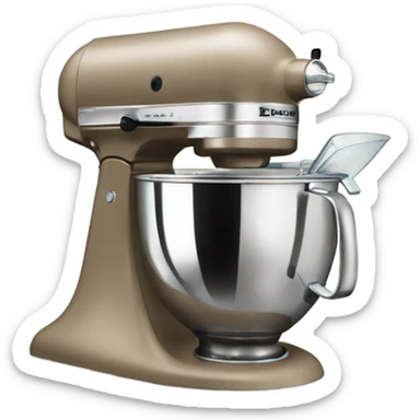 Kitchen Aid mixer dark beige sticker