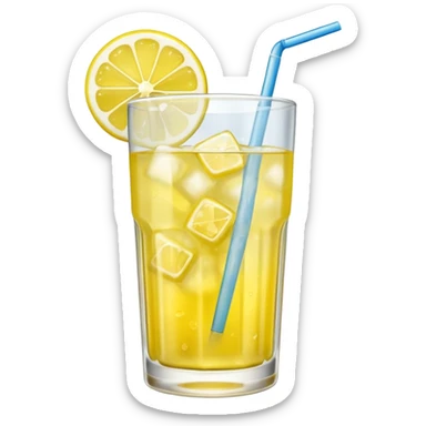 lemonade with ice sticker