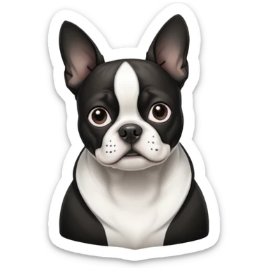 Boston terrier sticker