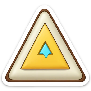 The Tatar triangle of ochpochmak sticker
