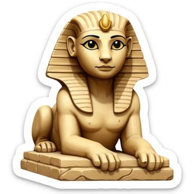 sphinx statue sticker