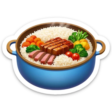 Create an emoji for Korean ishiyaki bibinba   sticker