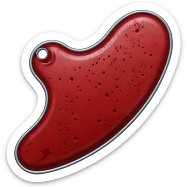 Period pad blood on it sticker