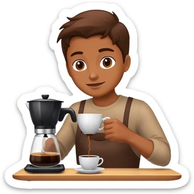 Personne fait café  sticker