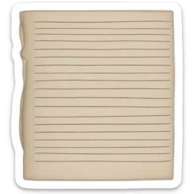 Spiral bound document  sticker