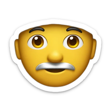 man wearing tinfoil hat sticker