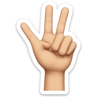 West side hand sign sticker