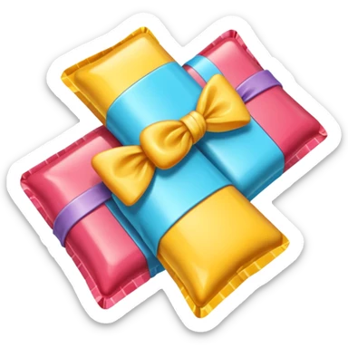 retro candy wrapped  individual  sticker